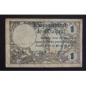 1937- MALGRAT - 1 PESETA - BARCELONA - BILLETE