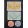 1937- MANRESA- 4 BILLETES - BARCELONA-  CENTIMOS - 1 PESETA