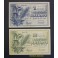 1937- MATARO - 2 BILLETES - BARCELONA - 50 CENTIMOS - 1 PESETA