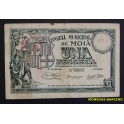 1937- MOIA - 1 PESETA - BARCELONA - BILLETE