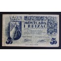 1937- MONTCADA I REIXAC - 50 CENTIMOS - BARCELONA - BILLETE