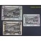 1937- MONTMANY FIGARO- 3 BILLETES - BARCELONA- 25-50 CENTIMOS - 1 PESETA