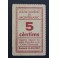 1937- MONTBLANC - 5 CENTIMS - TARRAGONA - BILLETE