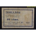 1937- MONTBLANC - 50 CENTIMS - TARRAGONA - BILLETE