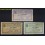 1937- ORISTA- 3 BILLETES - BARCELONA- 25 - 50 CENTIMOS - 1 PESETA