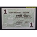 1937- GUISSONA - 1 PESETA - LLEIDA - BILLETE 