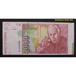 1992- MUTIS - SERIE 3L- 2000 PESETAS- MADRID-ERROR