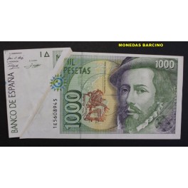1992- CORTES - SERIE 1E -ERROR- 1000 PESETAS - MADRID