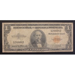 1947-1955 REPUBLICA DOMINICANA - 1 PESOS ORO-DUARTE