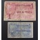 1937- AINSA - HUESCA -2 BILLETES - 25 CENTIMOS - 1 PESETA