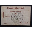 1937- ROQUES DE OSONA - 1 PESETA - GIRONA 
