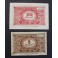 1937- RODA DE TER - 2 BILLETES - BARCELONA - 50 CENTIMOS - 1 PESETA