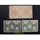 1937- PRAT DE LLOBREGAT- 3 BILLETES - BARCELONA - 5 -10 -25 CENTIMOS