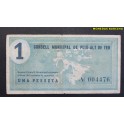 1937- PUIG ALT DE TER- 1 PESETA - GIRONA - BILLETE