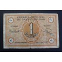 1937- PREMIA DE MAR - 1 PESETAS - BARCELONA - BILLETE