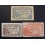 1937- PRATS DE LLU&Ccedil;ANES- 3 BILLETES - BARCELONA -25-50 CENTIMOS - 1 PESETA