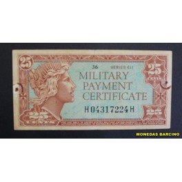 1964- SERIES 611 - MILITARY PAYMENT- USA- CENTS