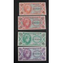 1965- SERIES 641 - MILITARY PAYMENT - USA - 4 BILLETES
