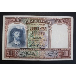 1931- EL CANO -SIN SERIE - 500 PESETAS - MADRID