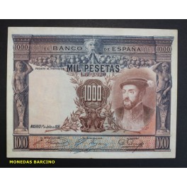 1925- CARLOS I -SIN SERIE- 1000 PESETAS -MADRID 