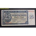 1938- BURGOS - SERIE R- BANCO ESPA&Ntilde;A-5 PESETAS