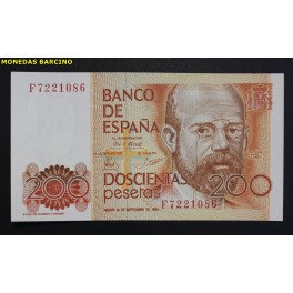 1980- CLARIN - SERIE F - 200 PESETAS - BILLETE