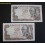 1970- FALLA - SERIE 5I -100  PESETAS - 2 BILLETES 