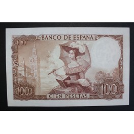 1965- BECQUER - SERIE F- 100 PESETAS - ESPA&Ntilde;A