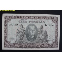 1940- COLON - SERIE G - 100 PESETAS - ESPA&Ntilde;A  