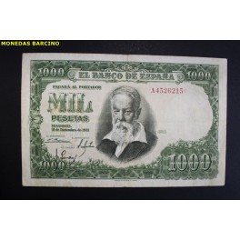 1951- SOROLLA -  SERIE A - 1000 PESETAS - MADRID