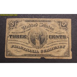 1863- WASHINTONG -USA - FRACTIONAL CURRENCY-  CENTS