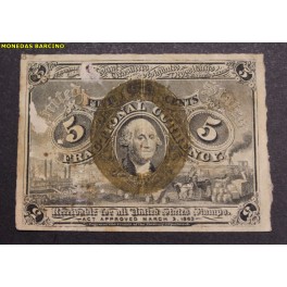 1863- WASHINTONG -USA - FRACTIONAL CURRENCY