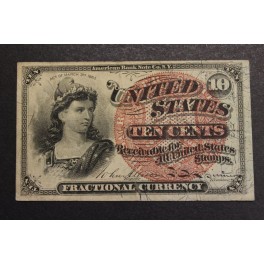 1863- LIBERTAD - USA - FRACTIONAL CURRENCY