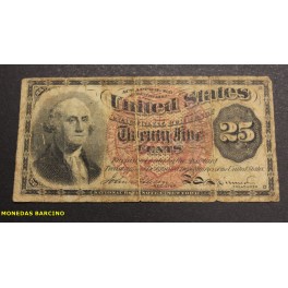 1863- WASHINGTON -USA - FRACTIONAL CURRENCY