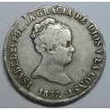 1837- SEVILLA - 4 REALES - ISABEL II - PLATA
