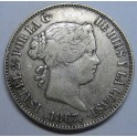 1867 - MADRID - UN ESCUDO - ISABEL II