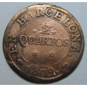 1809- ACU&Ntilde;ACIONES EN BARCELONA - 2 CUARTOS