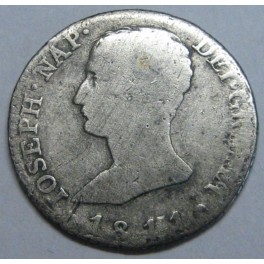 1811- MADRID -2 REALES VELLON- JOSE NAPOLEON