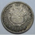 1905- COSTA RICA - 5 CENTIMOS - AMERICA - PLATA