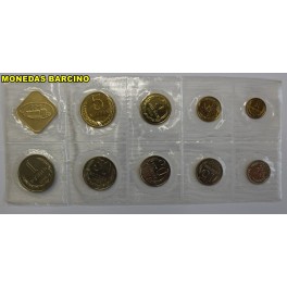 1988- RUSIA - 9 MONEDAS MAS MEDALLA - KOPEKS-RUBLO