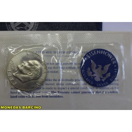 1973- EISENHOWER -DOLAR -ESTADOS UNIDOS -PLATA 