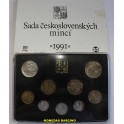1991- CHECOSLOVAQUIA - 8 MONEDA - 1 MEDALLA - KORUNA