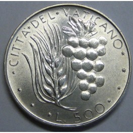 1972- PABLO VI - 500  LIRAS - VATICANO - PLATA