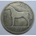 1928- CABALLO - 1/2 CROWN - IRLANDA - PLATA - EIRE 