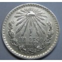 1924- GORRO- 1 PESO- MEXICO - LIBERTAD-PLATA