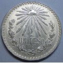 1940- GORRO- 1 PESO- MEXICO - LIBERTAD- PLATA