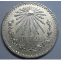 1943- GORRO- 1 PESO- MEXICO - LIBERTAD- PLATA