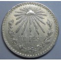 1943- GORRO- 1 PESO- MEXICO - LIBERTAD- PLATA