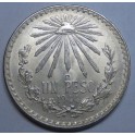 1944- GORRO- 1 PESO- MEXICO - LIBERTAD- PLATA