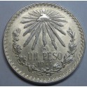 1944- GORRO- 1 PESO- MEXICO - LIBERTAD- PLATA